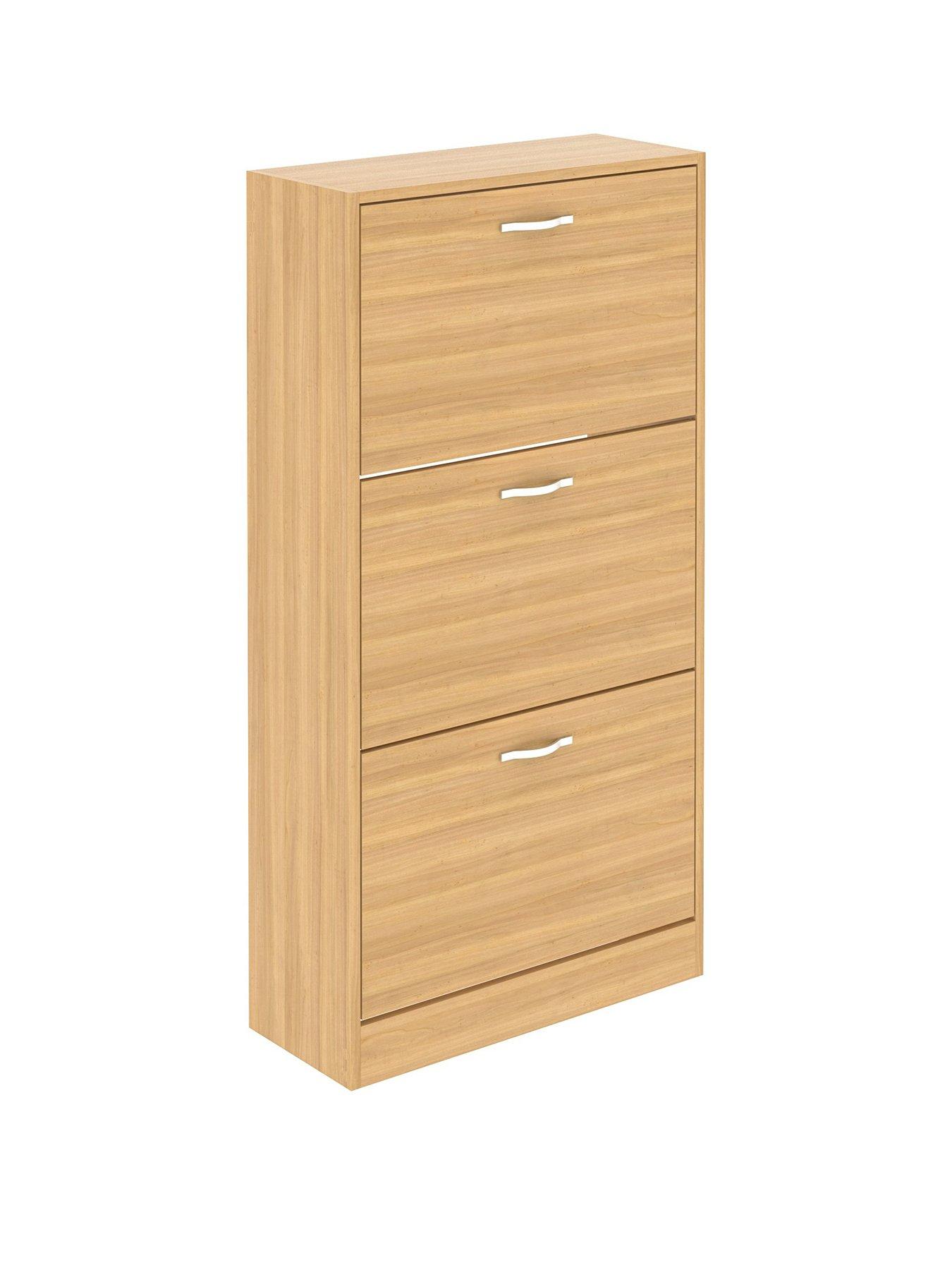 stillFront image of vida-designs-shay-3-drawer-shoe-cabinet