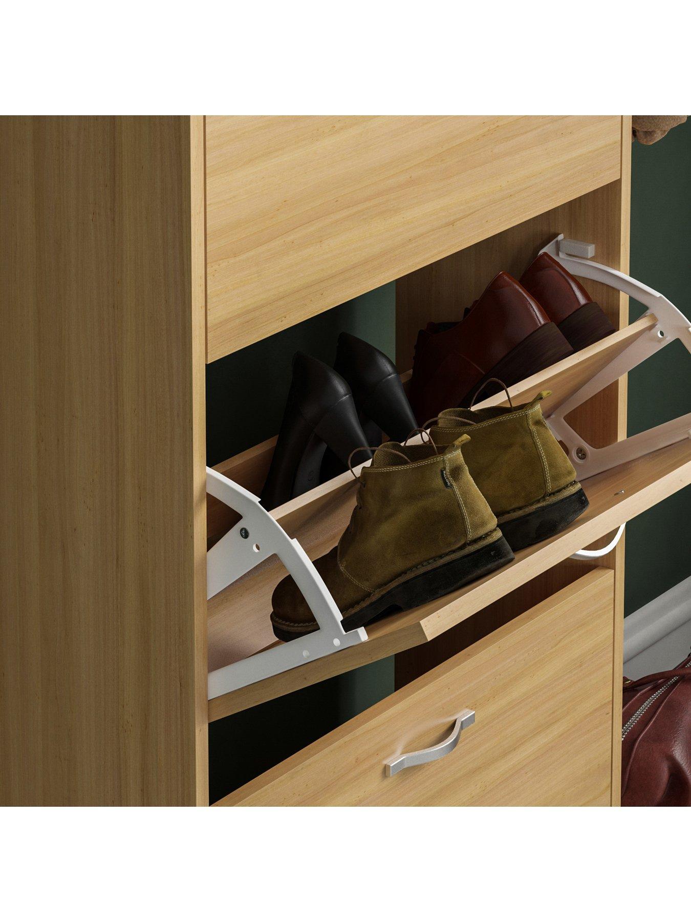 Vida Designs Shay Drawer Shoe Cabinet Littlewoods