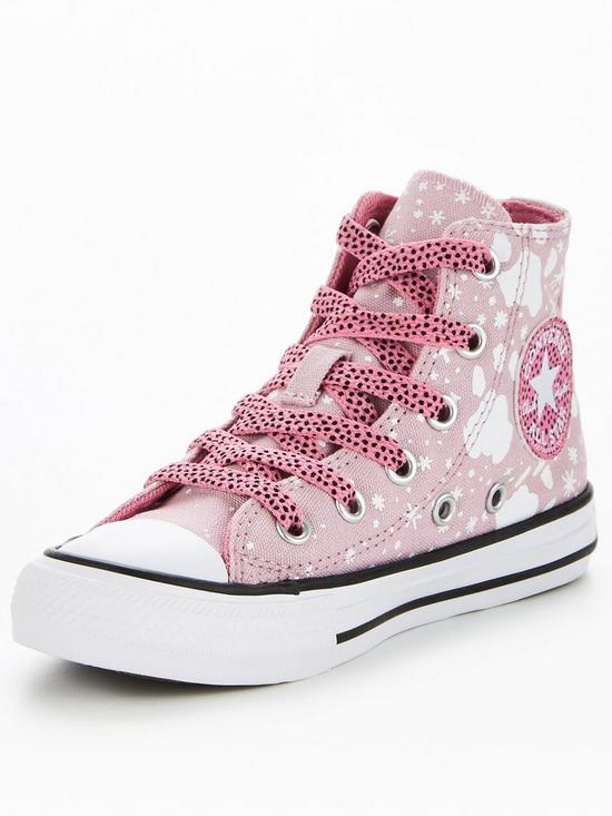 stillFront image of converse-chuck-taylor-all-star-snowy-leopard-plimsolls-pink
