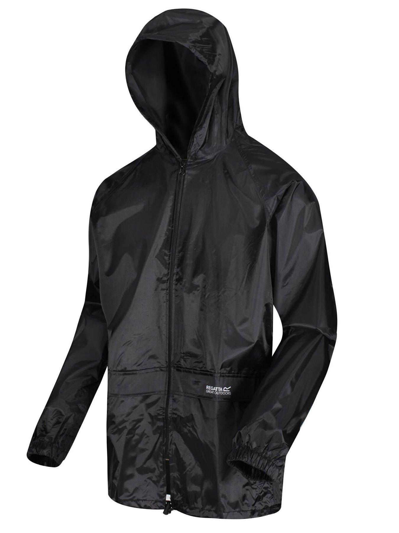  image of regatta-stormbreaknbspwaterproof-shell-jacket-black