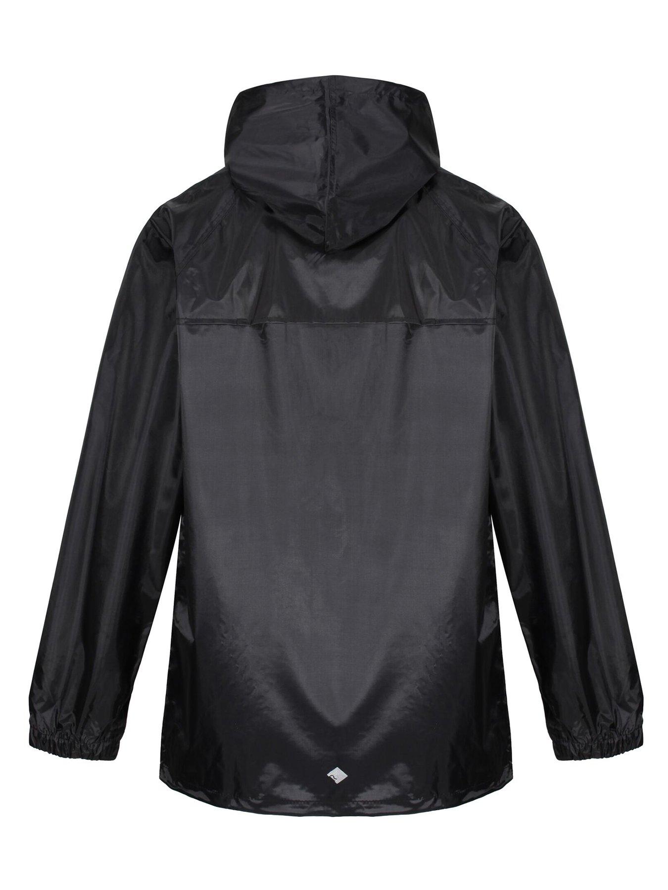  image of regatta-stormbreaknbspwaterproof-shell-jacket-black