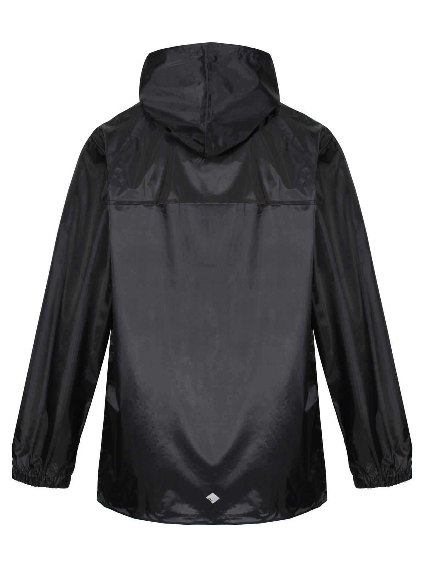  image of regatta-stormbreaknbspwaterproof-shell-jacket-black
