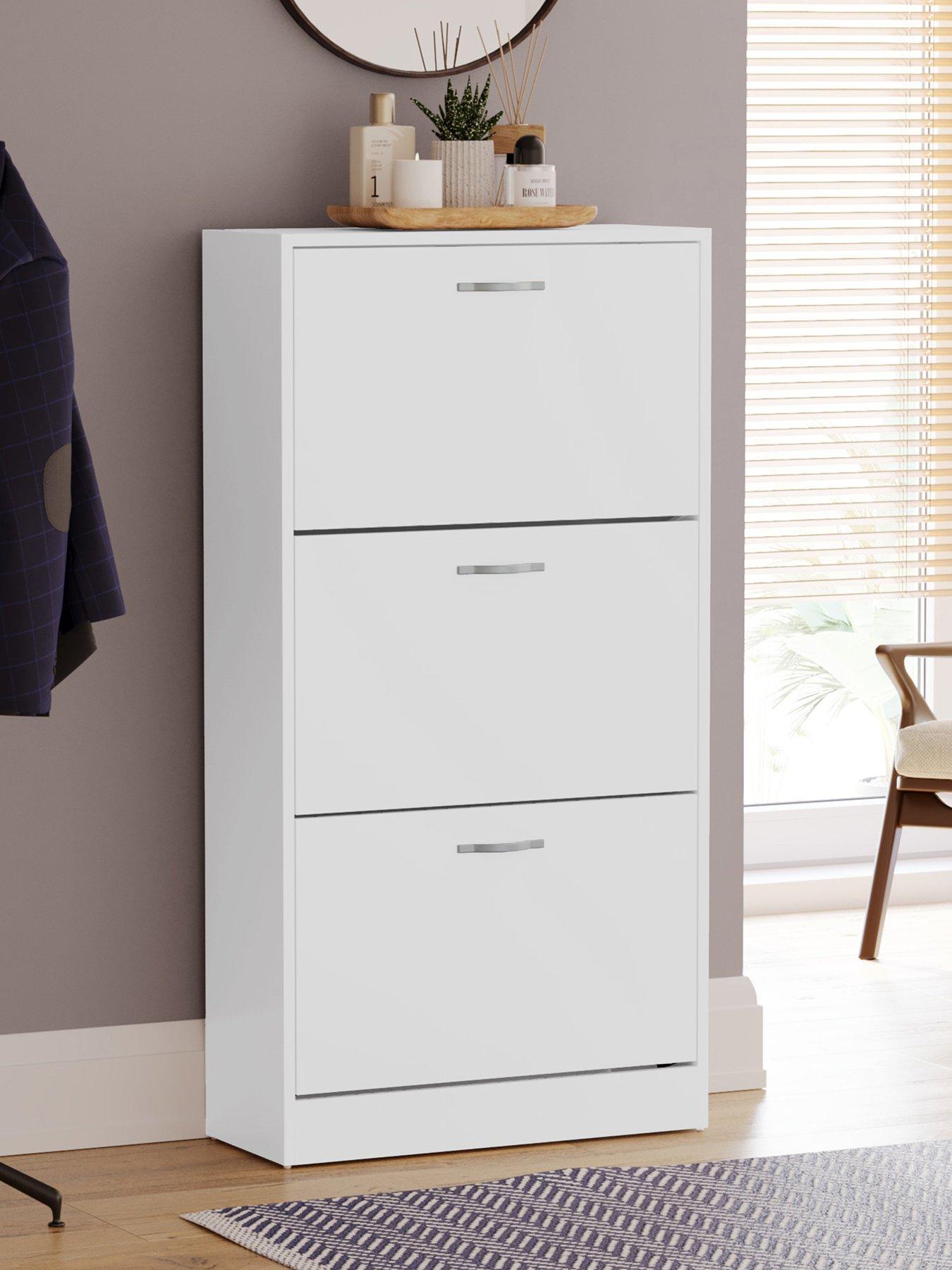 Vida Designs Shay 3 Drawer Shoe Cabinet