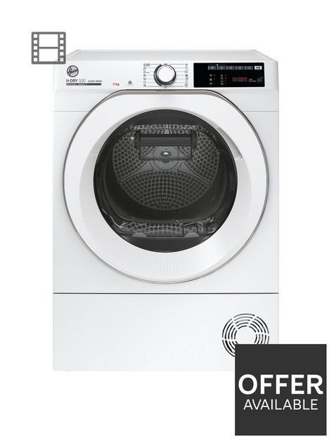 hoover-h-dry-500-ndeh11a2tcexm-11kg-heat-pump-tumble-dryer-white