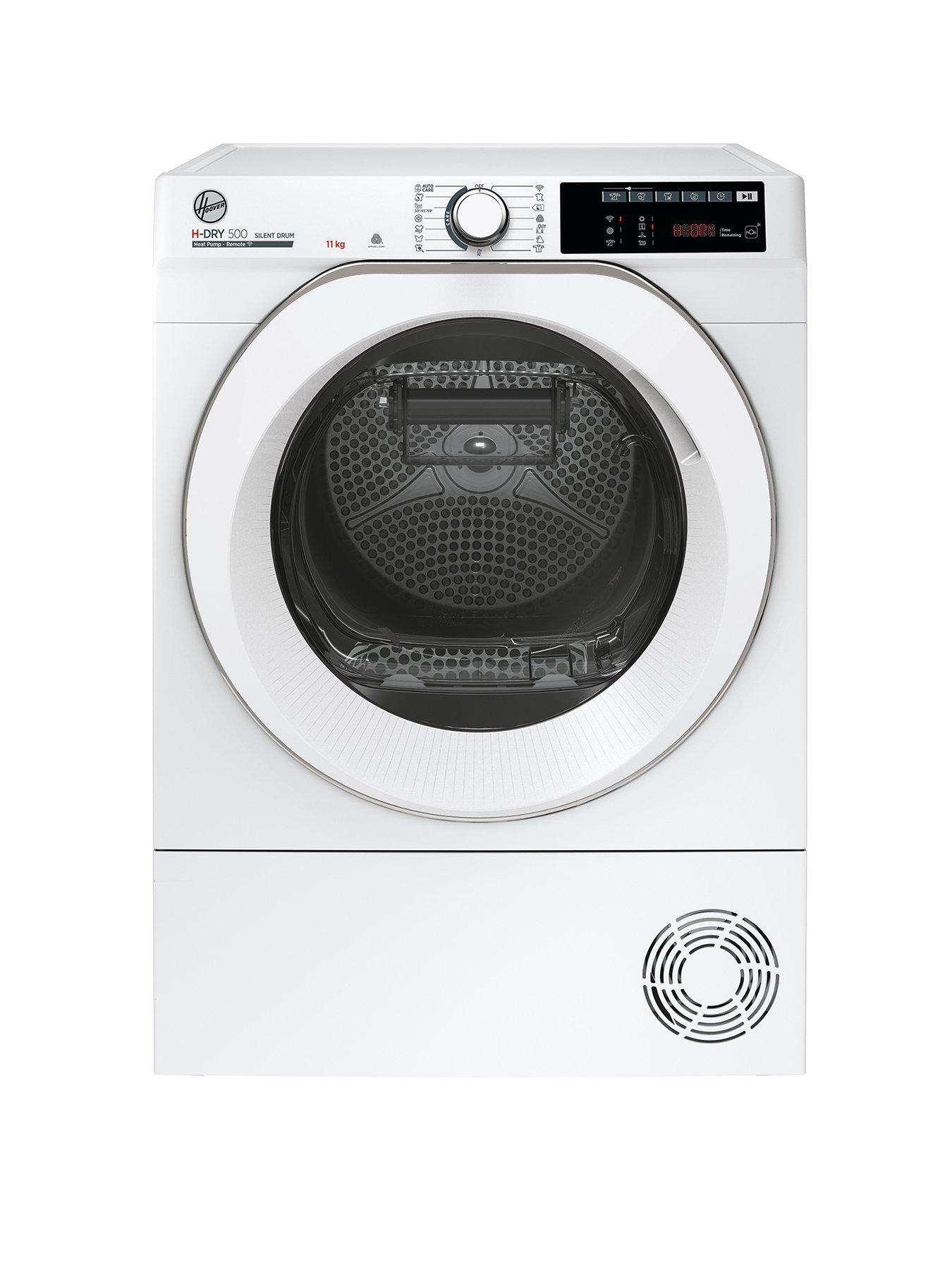 Image 1 of 8 of Hoover H-DRY 500 NDEH11A2TCEXM 11kg Heat Pump Tumble Dryer - White