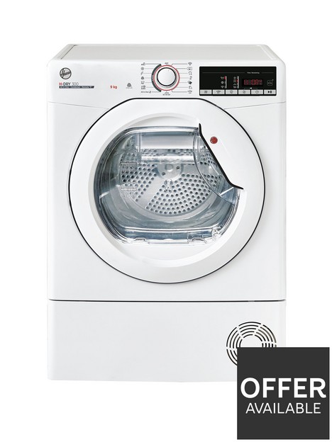 hoover-h-dry-300-hle-c9tce-9kg-condenser-tumble-dryer-white