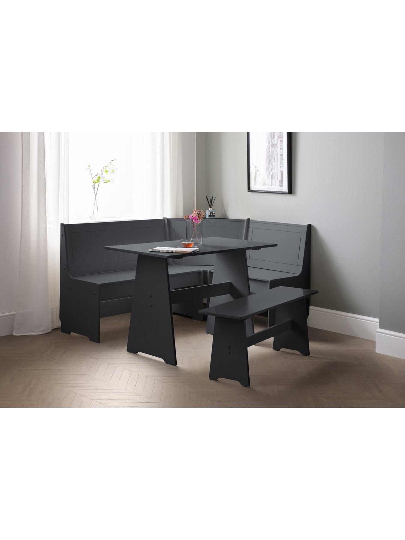 julian-bowen-newport-109-cmnbspdining-table-bench-andnbspcorner-storage-benchnbsp--anthracite