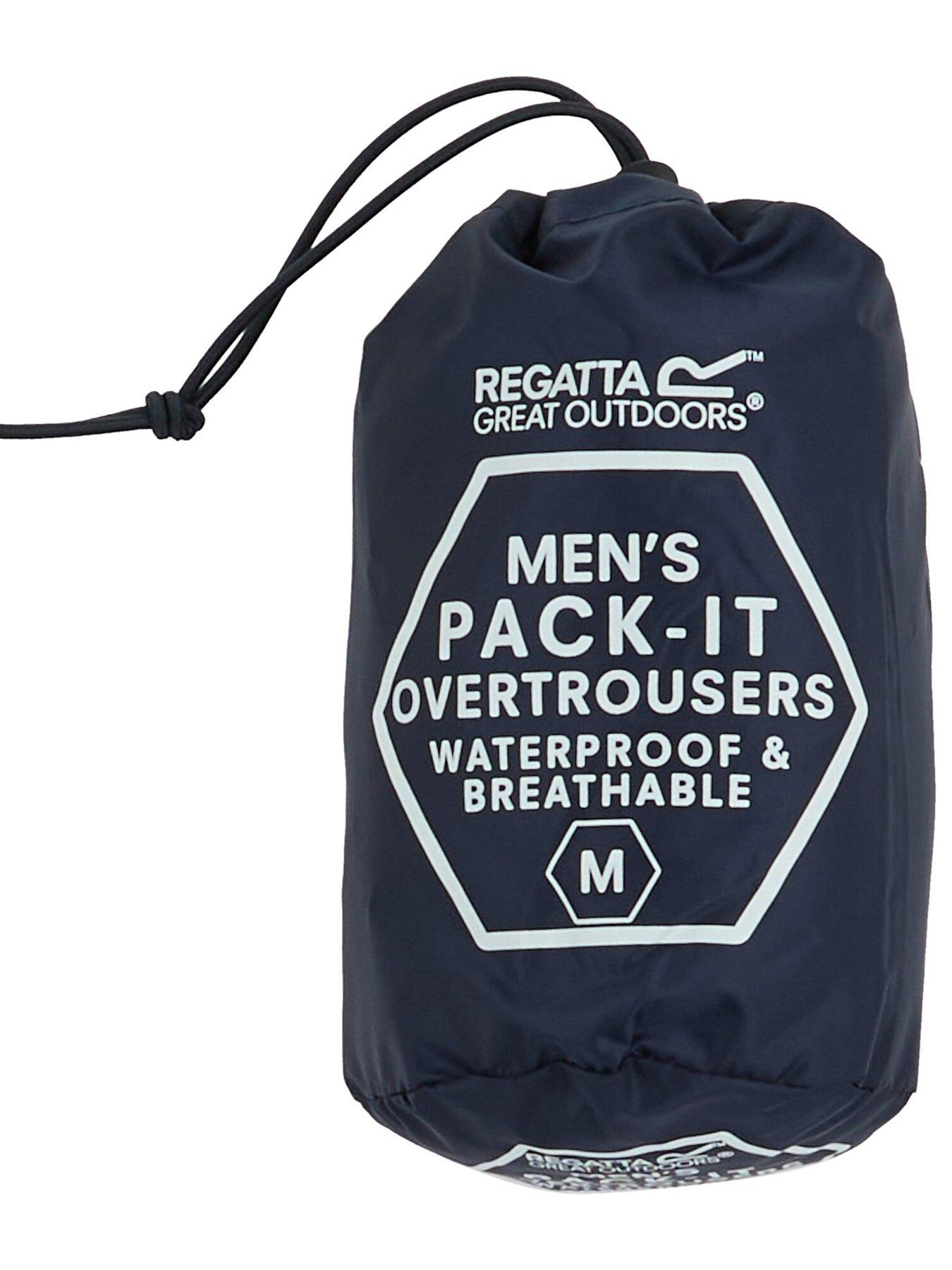 Image 3 of 6 of Regatta Mens Pack It Overtrousers - Navy