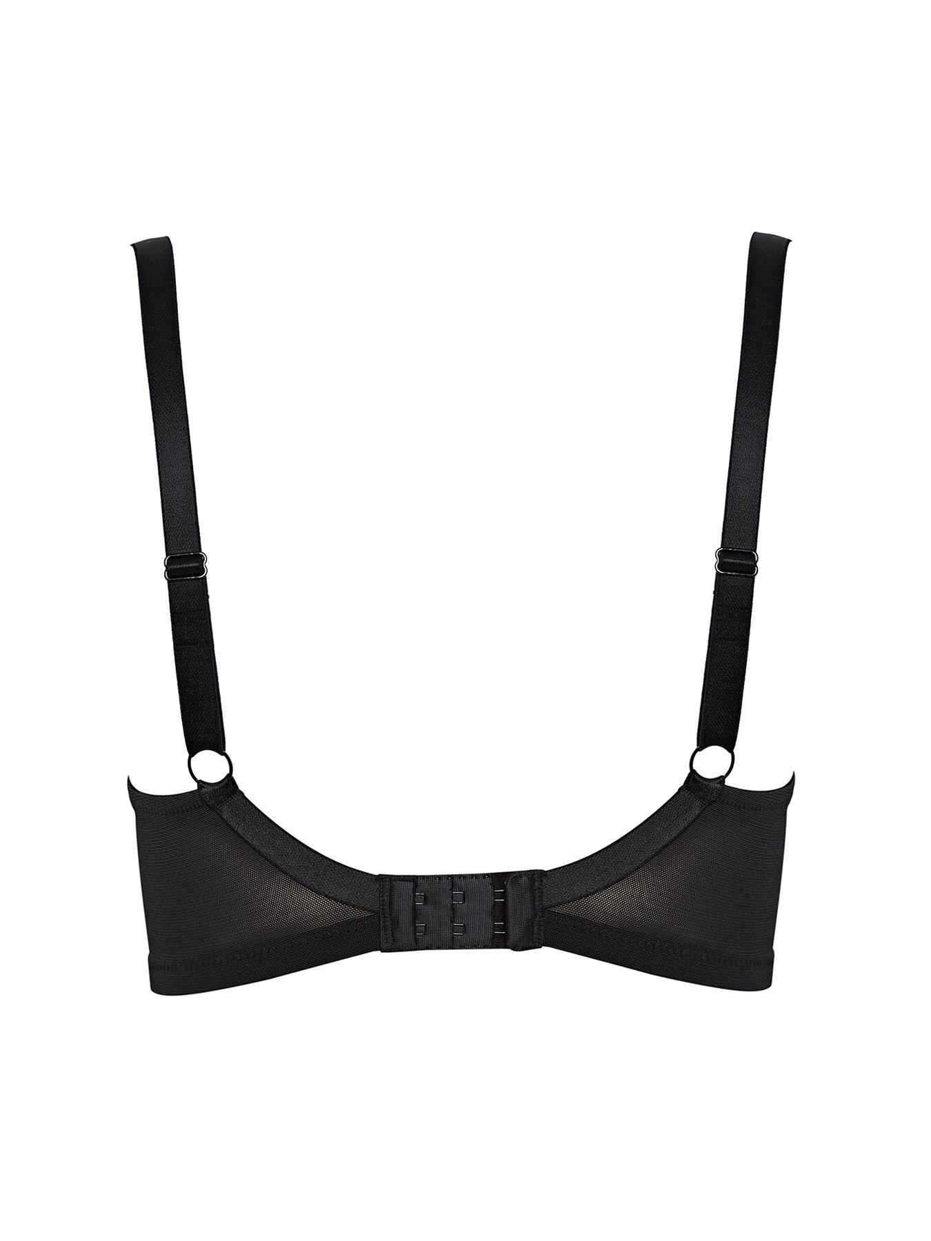  image of panache-ana-plunge-bra-black