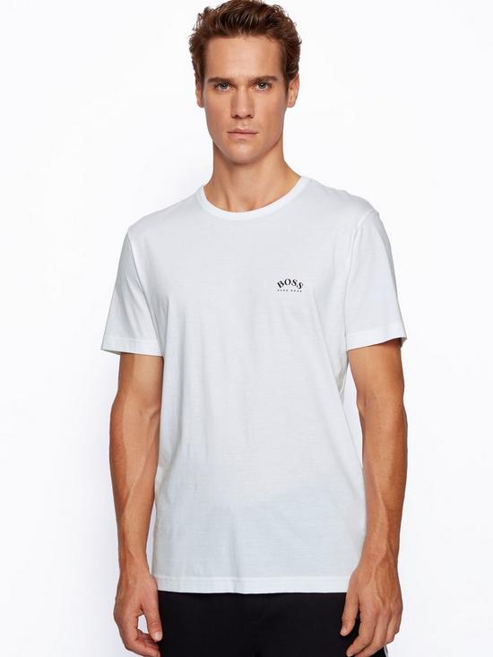 front image of boss-hugo-boss-golf-curved-t-shirt