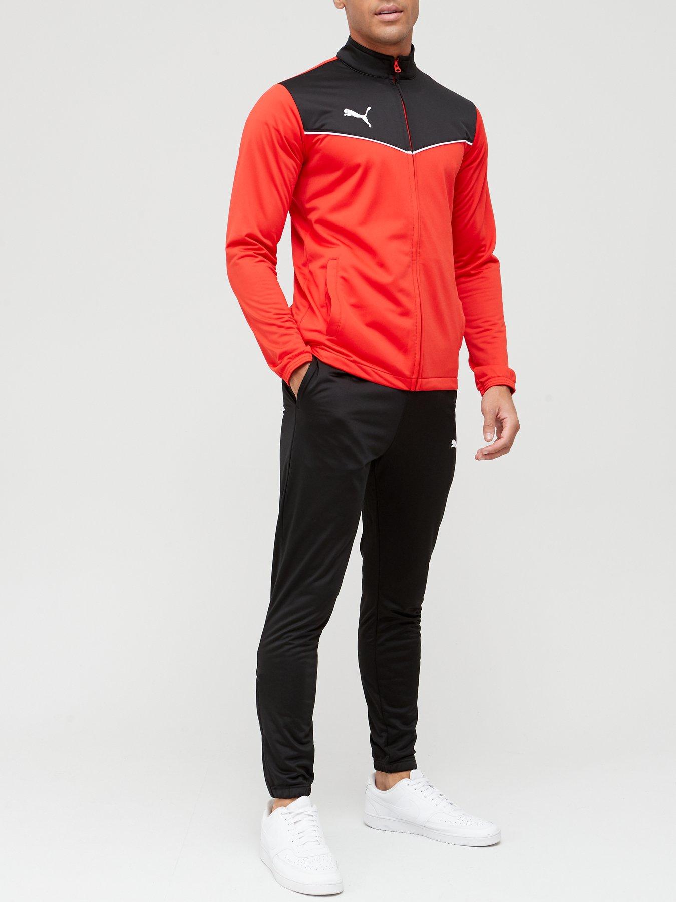 red and black puma tracksuit