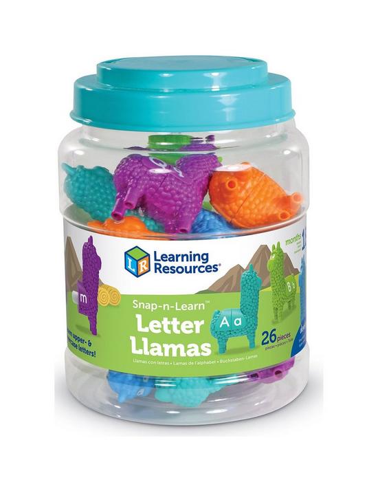 stillFront image of learning-resources-snap-n-learnnbsp-letter-llamas