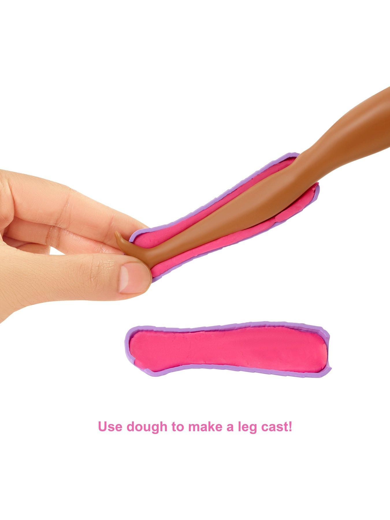  image of barbie-fast-cast-clinic-playset-with-barbie-doctor-doll