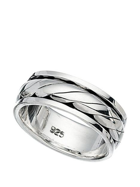 the-love-silver-collection-mens-sterling-silver-twist-design-ring