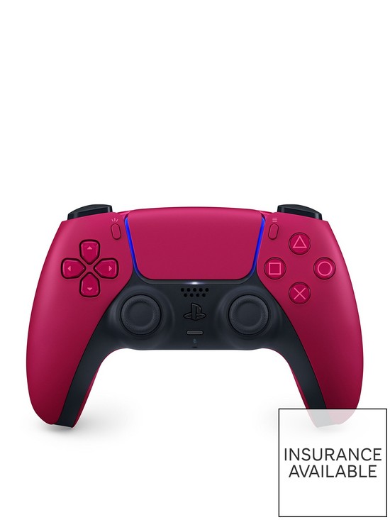 front image of playstation-5-dualsense-wireless-controller-cosmic-red
