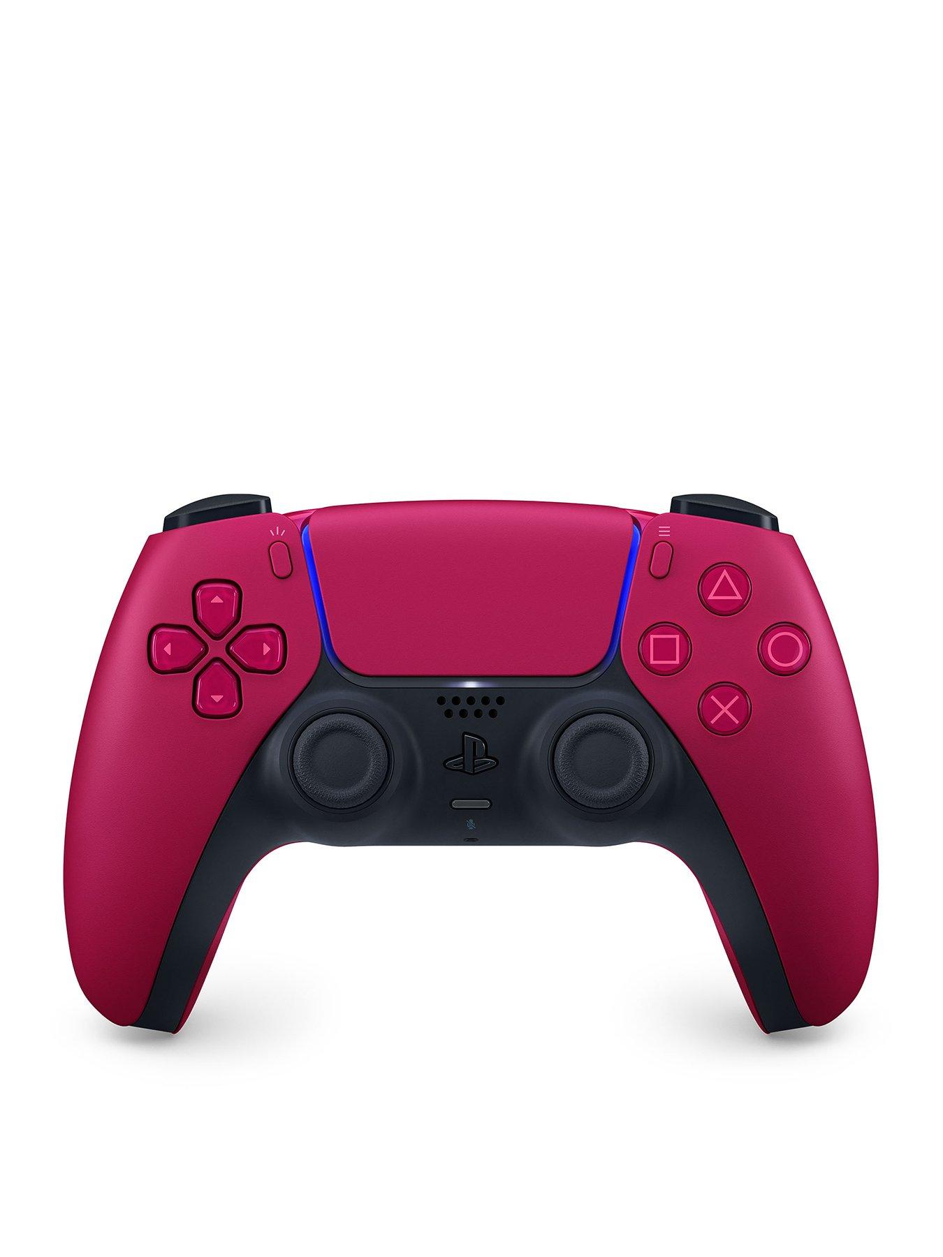 Image 1 of 8 of PlayStation 5 DualSense Wireless Controller - Cosmic Red