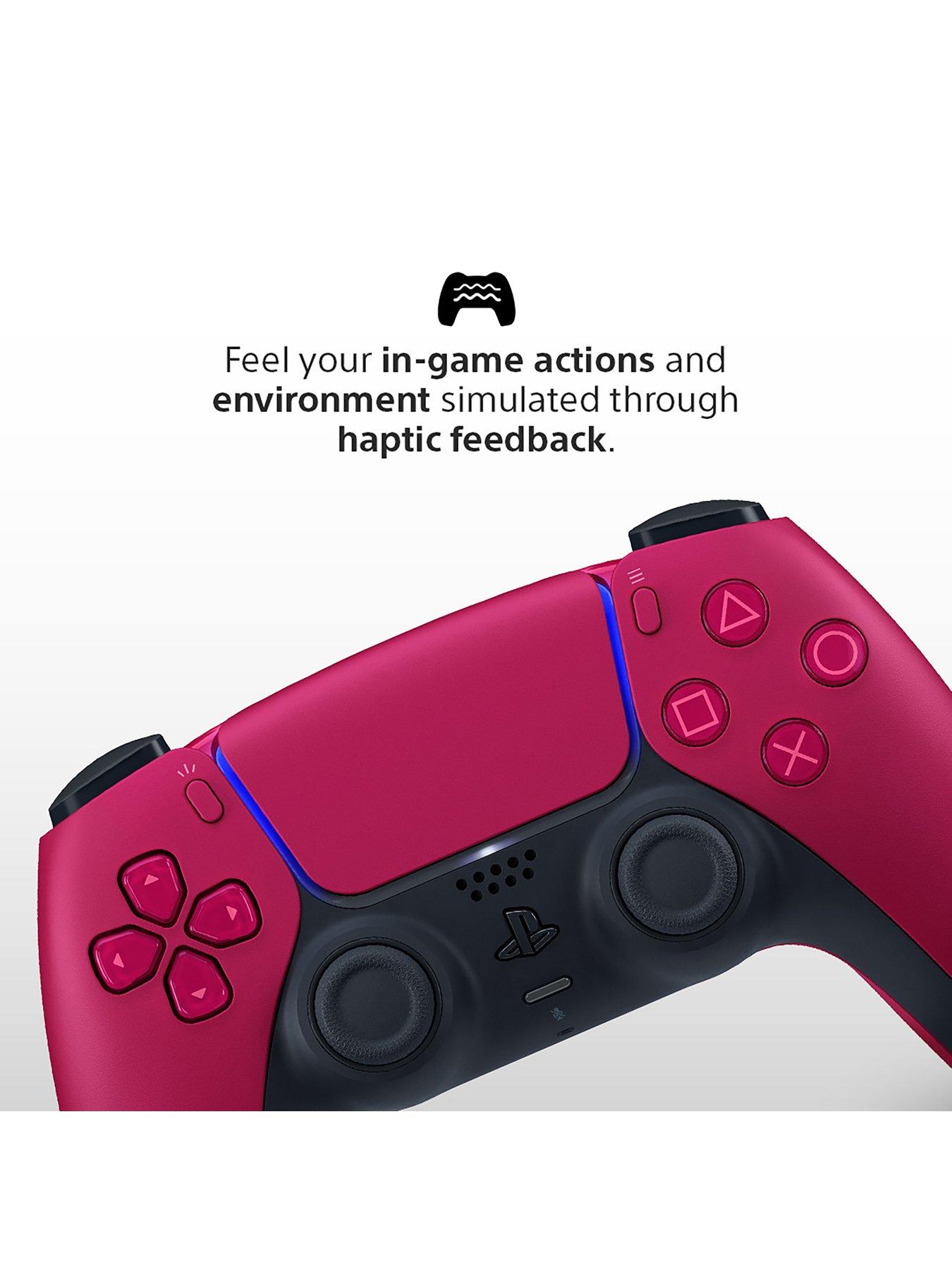 Image 4 of 8 of PlayStation 5 DualSense Wireless Controller - Cosmic Red