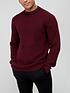 fred-perry-tipped-wool-mix-jumper-burgundyback