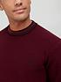 fred-perry-tipped-wool-mix-jumper-burgundyoutfit