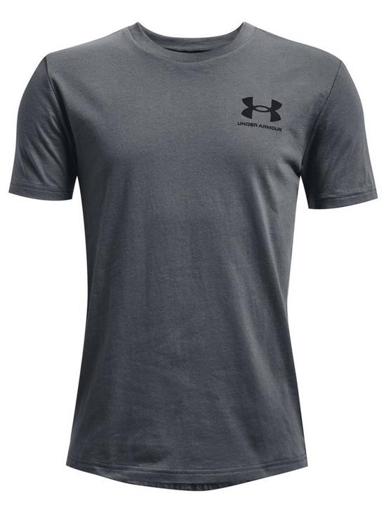 front image of under-armour-sportstyle-left-chest-t-shirt