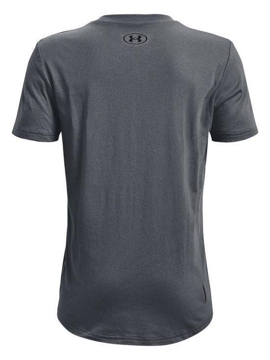 back image of under-armour-sportstyle-left-chest-t-shirt