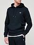 fred-perry-tipped-overhead-hoodie-blackfront