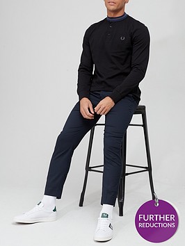 fred-perry-long-sleeve-henley-t-shirt-black