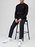 fred-perry-long-sleeve-henley-t-shirt-blackfront