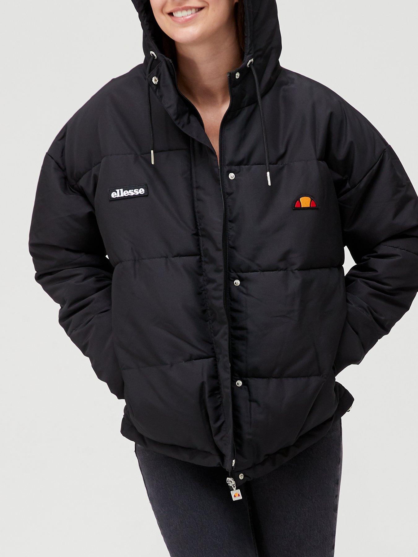 Ellesse black outlet puffer jacket