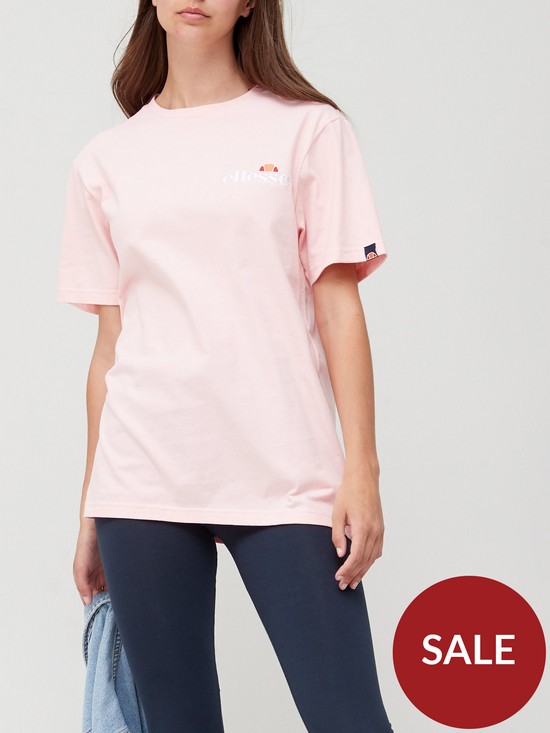 front image of ellesse-kittin-t-shirt-pinknbsp