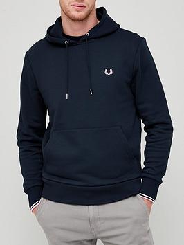 fred-perry-tipped-overhead-hoodie-navy