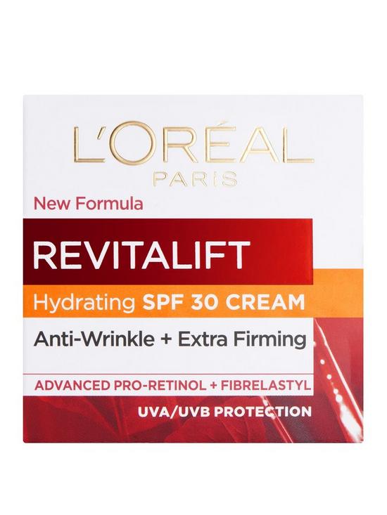 front image of loreal-paris-revitalift-spf-anti-ageing-firming-pro-retinol-day-cream-spf30-50ml
