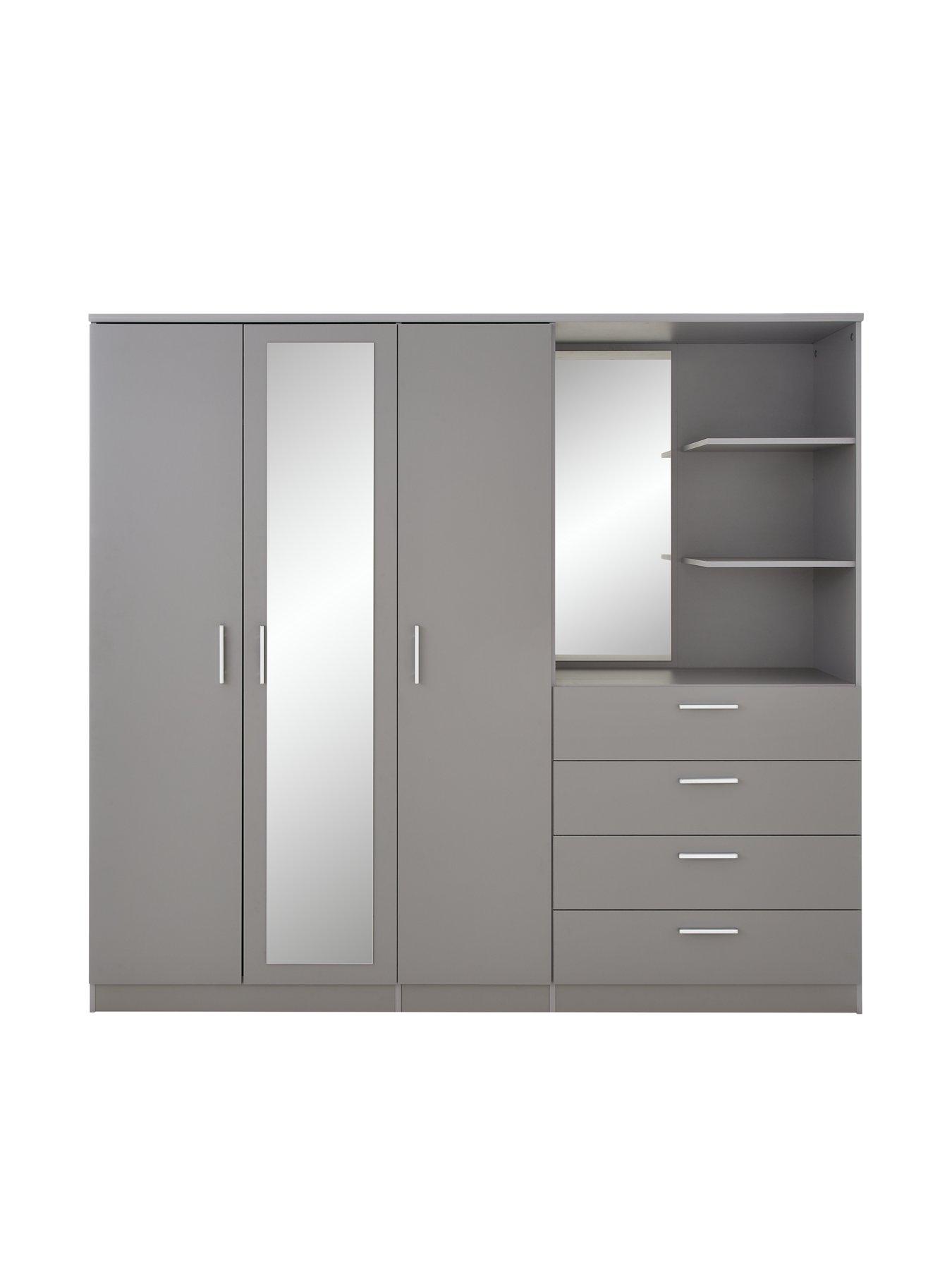 The Very Collection Panama 3 Door, 4 Drawer Combi Wardrobe - FSC® Certified