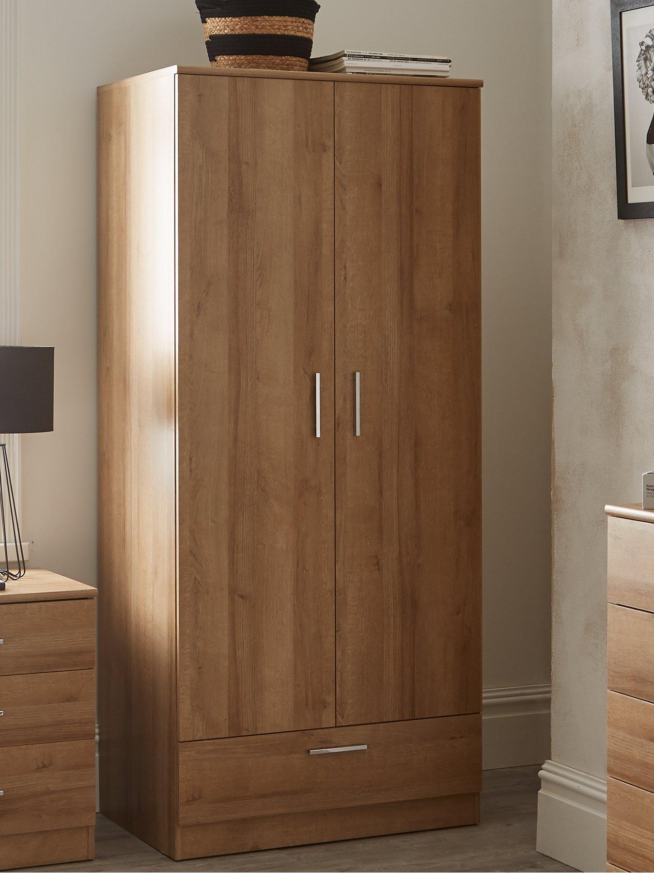 The Very Collection Panama 2 Door, 1 Drawer Wardrobe - FSC® Certified