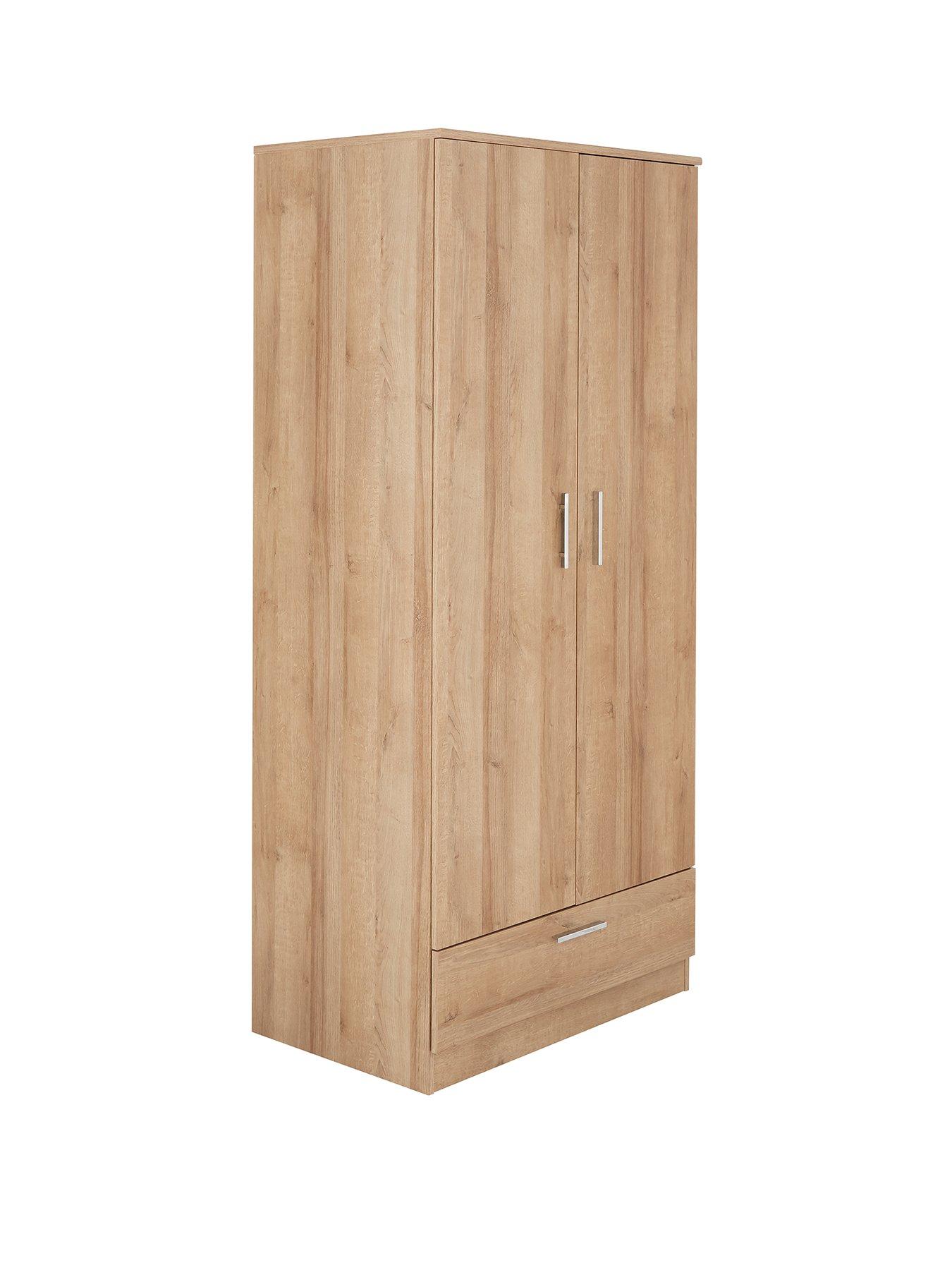 Image 3 of 7 of Very Home Panama 2 Door, 1 Drawer Wardrobe&nbsp;- FSC&reg; Certified
