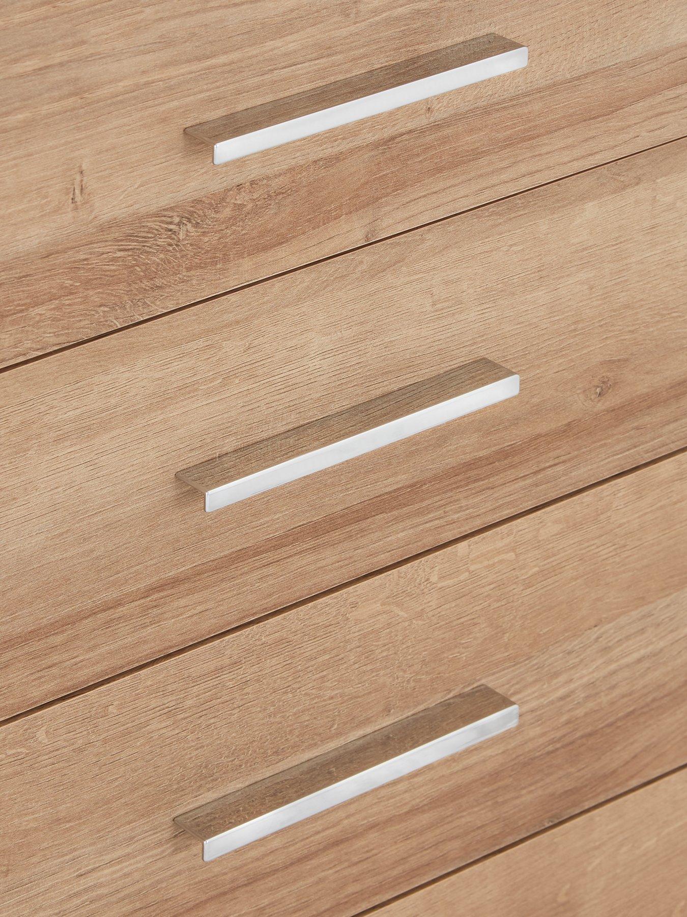 Image 5 of 7 of Very Home Panama 4 Door, 4 Drawer Combi Fitment Wardrobe with Mirror&nbsp;- FSC&reg; Certified