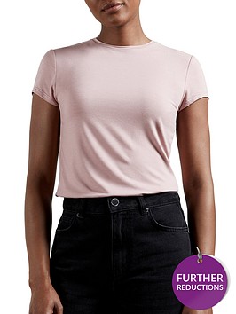 ted-baker-calmin-plain-fitted-tee-pink