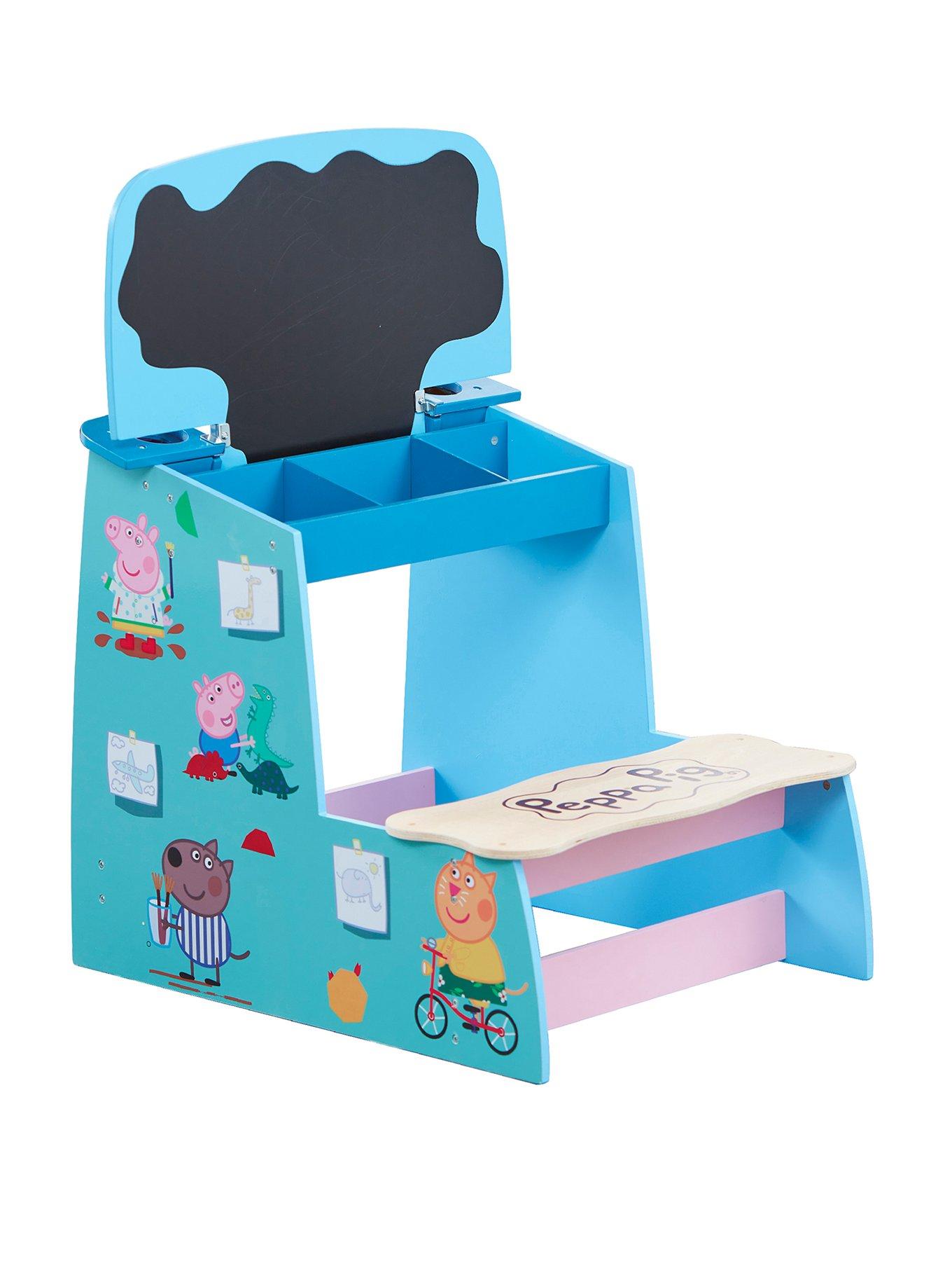 Peppa Pig Wooden Play Desk | littlewoods.com