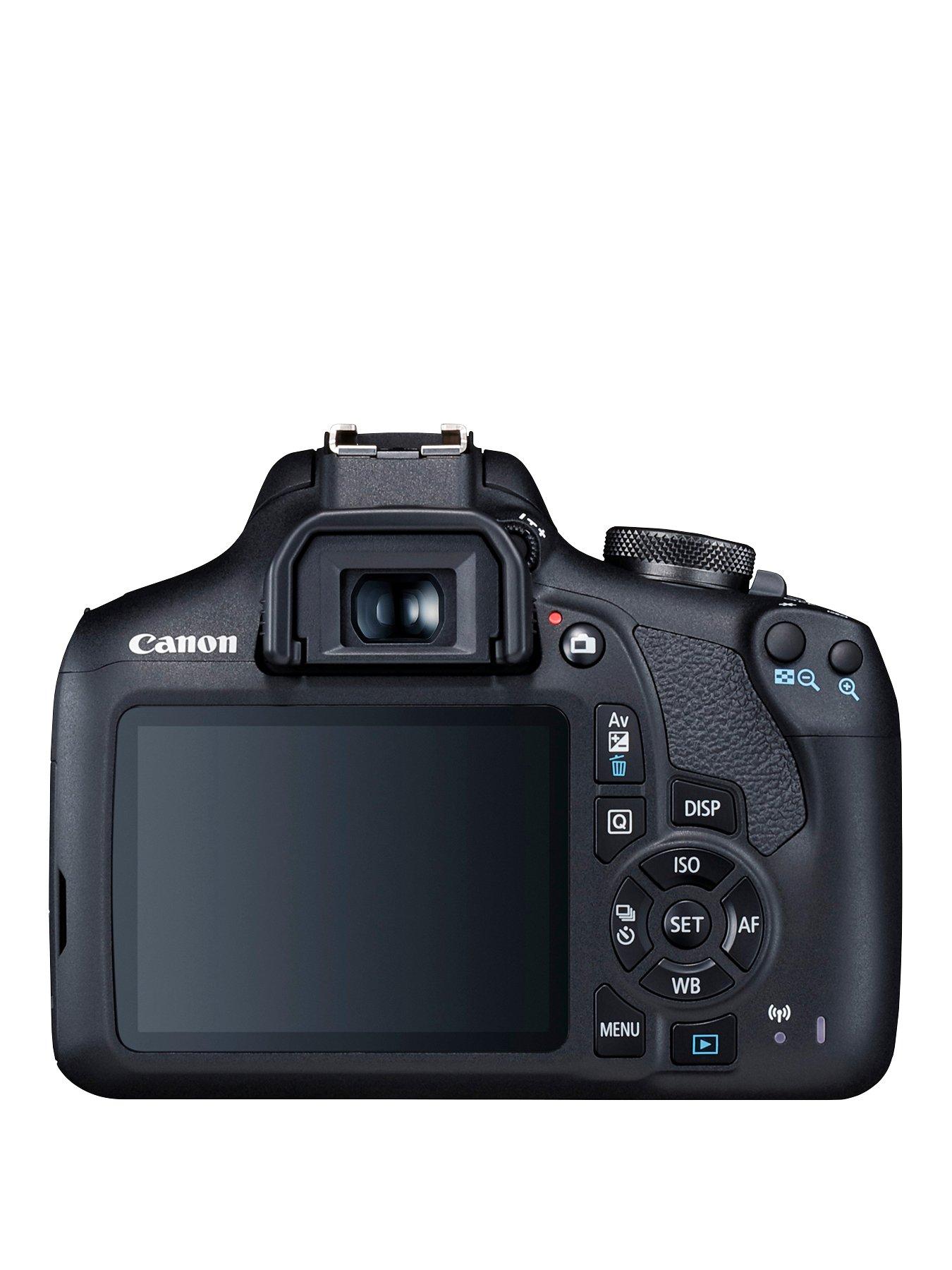 Canon EOS 2000D DSLR Camera + EF-S 18-55mm IS Lens + SB130
