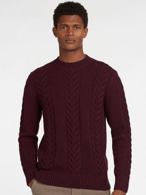 barbour-essential-cable-knit-jumper