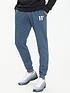  image of 11-degrees-regular-fit-joggers-blue-marl