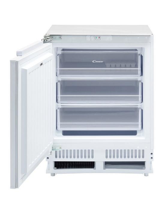front image of candy-cfu-135-nekn-integrated-under-counter-freezer