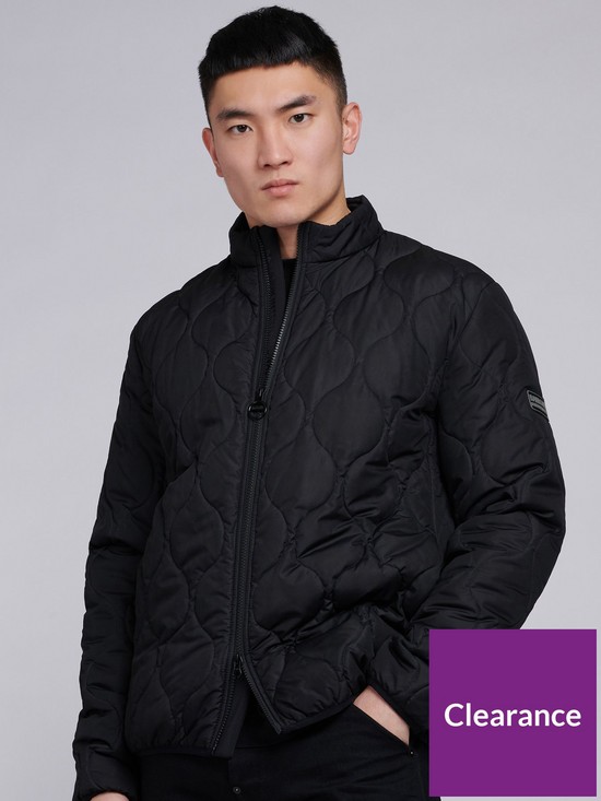 front image of barbour-international-accelerator-race-quilt