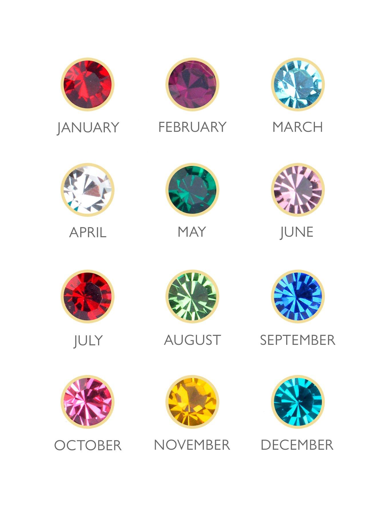 Image 2 of 7 of Treat Republic Personalised Birthstone Crystal and Disc - Gold