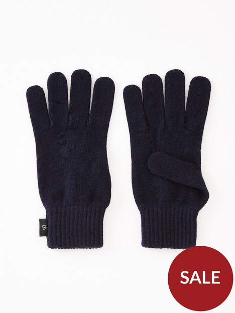 ted-baker-knitted-gloves-navy