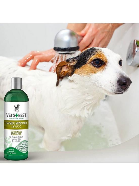 stillFront image of rosewood-vets-best-pet-oatmeal-medicated-shampoo-470ml