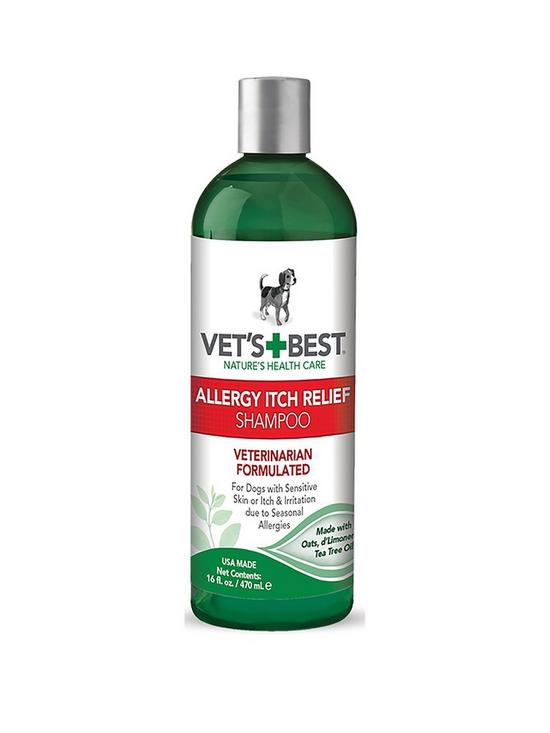 front image of rosewood-vets-best-pet-allergy-itch-relief-shampoo-470ml