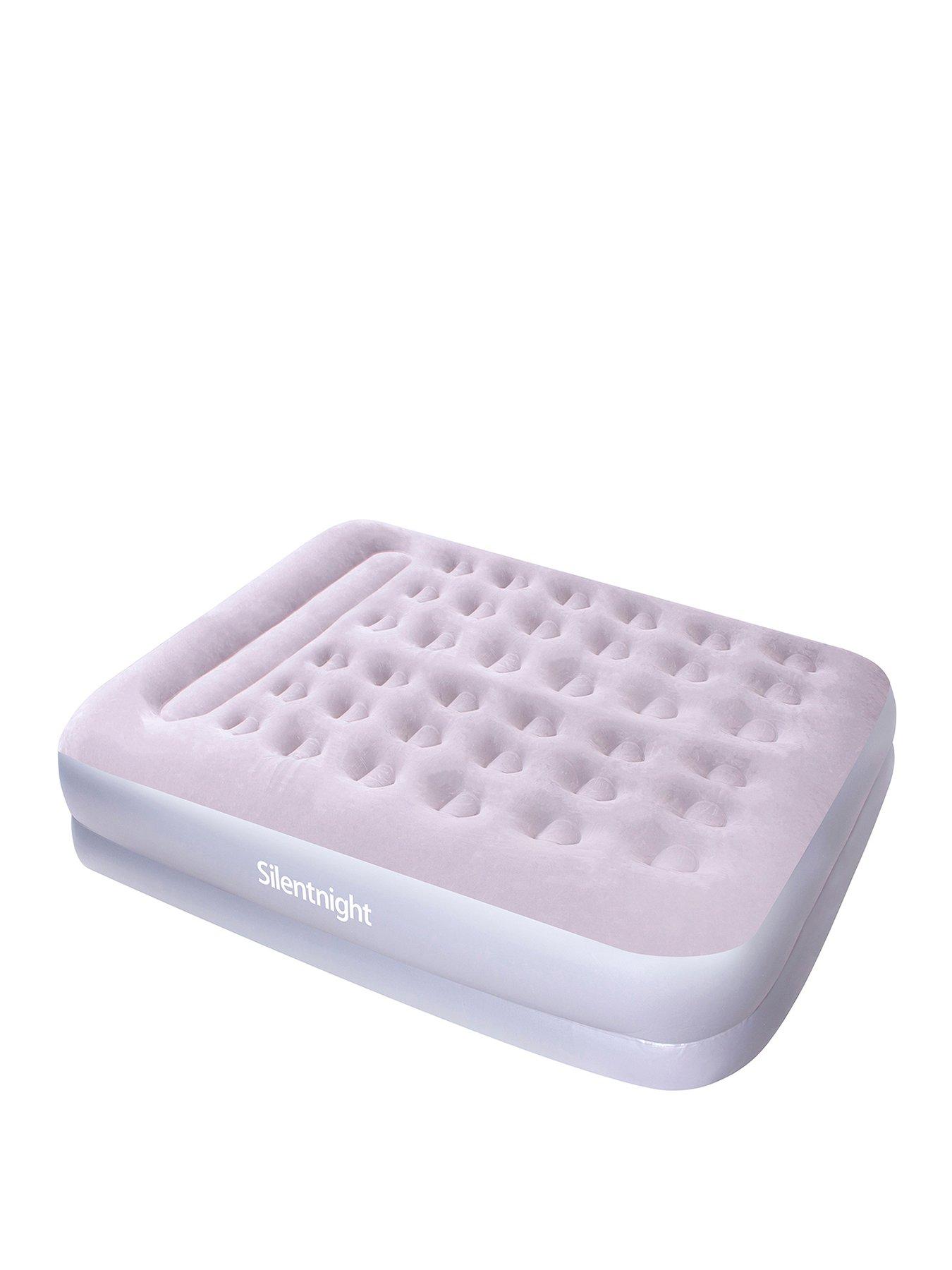 undefined Camping Collection Extra Deep Flocked Airbed with Electric Pump -  King - Grey