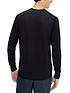  image of ted-baker-knitted-crew-neck-jumper-navy