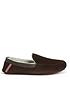  image of ted-baker-valant-moccasin-slippers-brown